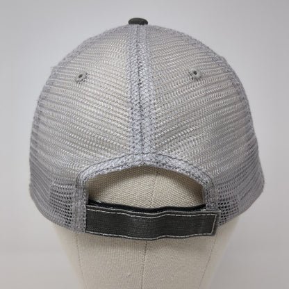 Kinda Sweet Kinda Savage Strapback Trucker Hat Gray One Size Mesh Back