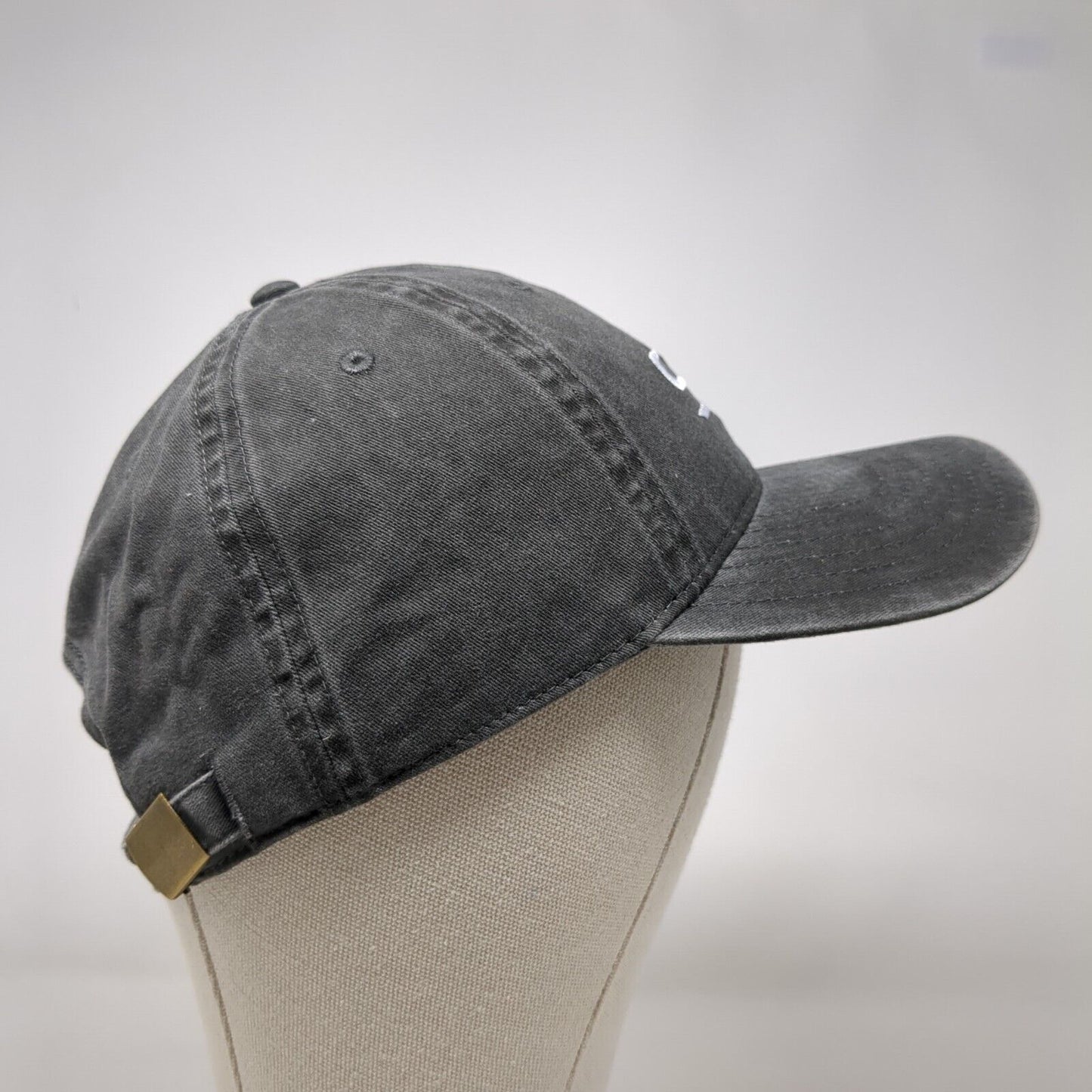 SDP Slideback Hat Gray OSFM Adjustable Embroidered 6 Panel Otto