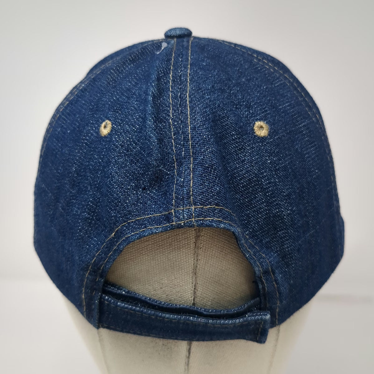 Arizona AZ Blue Gold Denim Baseball Cap Hat One Size Adjustable Embroidery