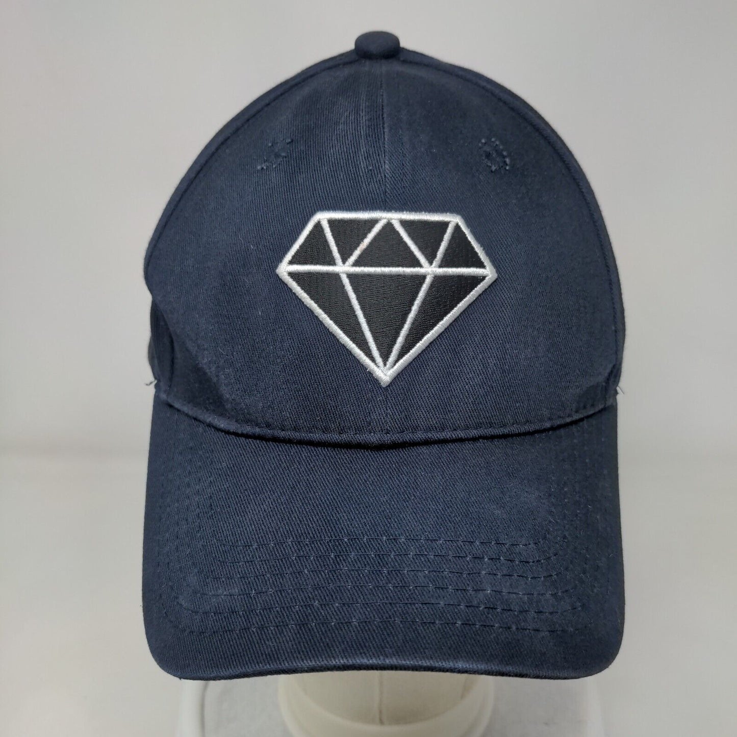 Diamond Ocho Medio Slideback Hat Blue One Size Adjustable Embroidered Cotton