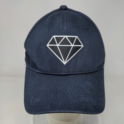 Diamond Ocho Medio Slideback Hat Blue One Size Adjustable Embroidered Cotton