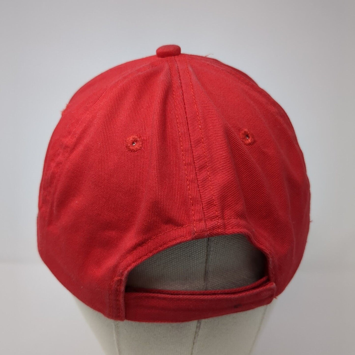 United States Marines Corp Strapback Baseball Cap Red OS Adjustable 6 Panel