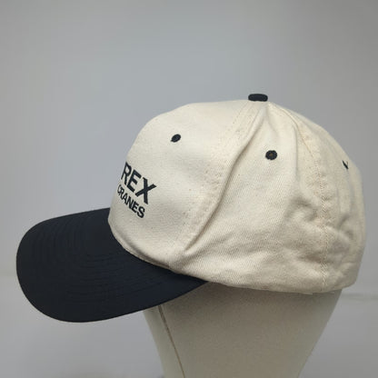 Nissin Cap Snapback Beige One Size Terex Stinger Cranes Construction Work Hat