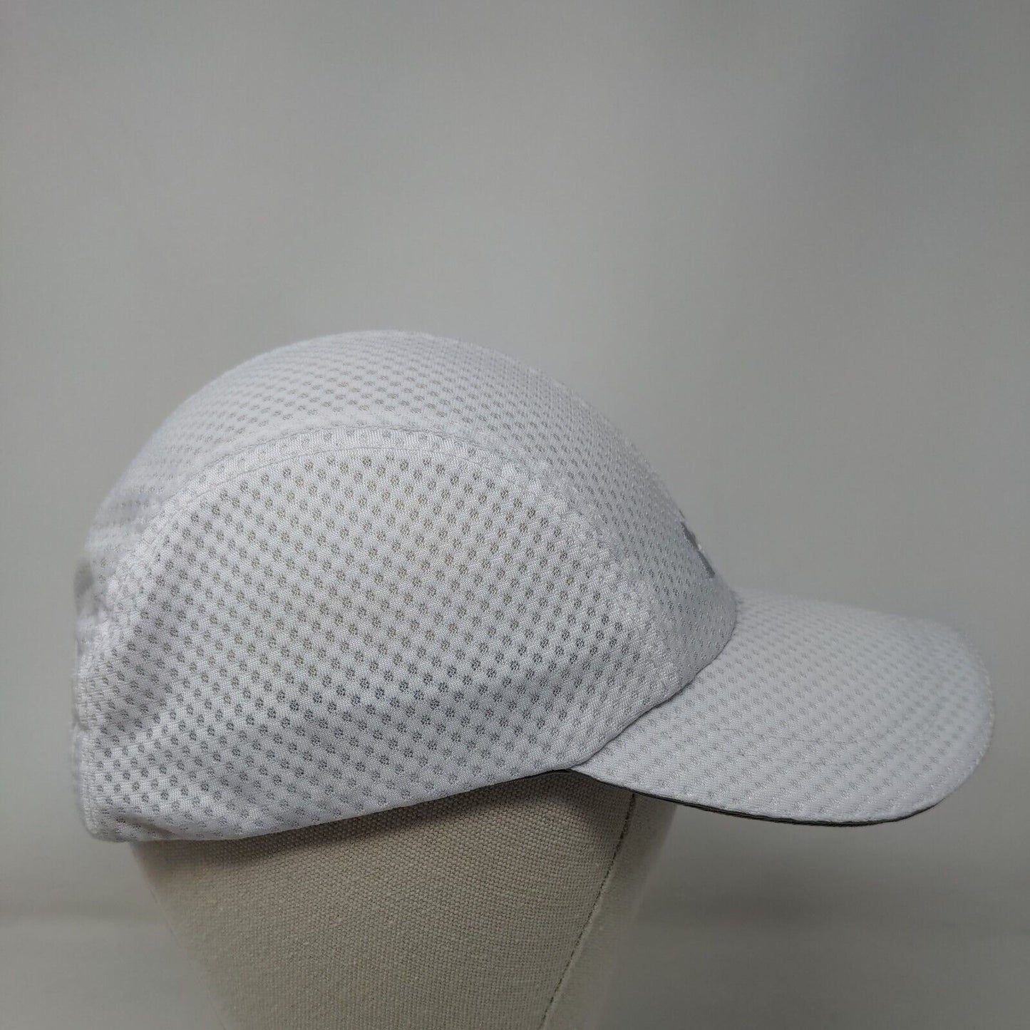 Under Armour Strapback Hat White One Size Embroidered Logo Adjustable