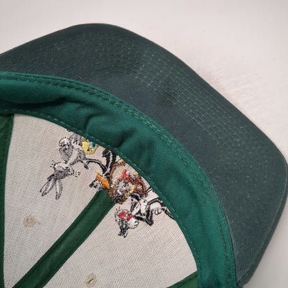 Acme Clothing Co Snapback Green Hat Looney Tunes Bugs Taz Sylvester USA Vintage