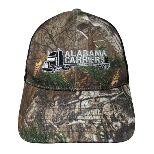 Alabama Carriers Strapback Trucker Hat Camouflage One Size Mesh Back Outdoor Cap