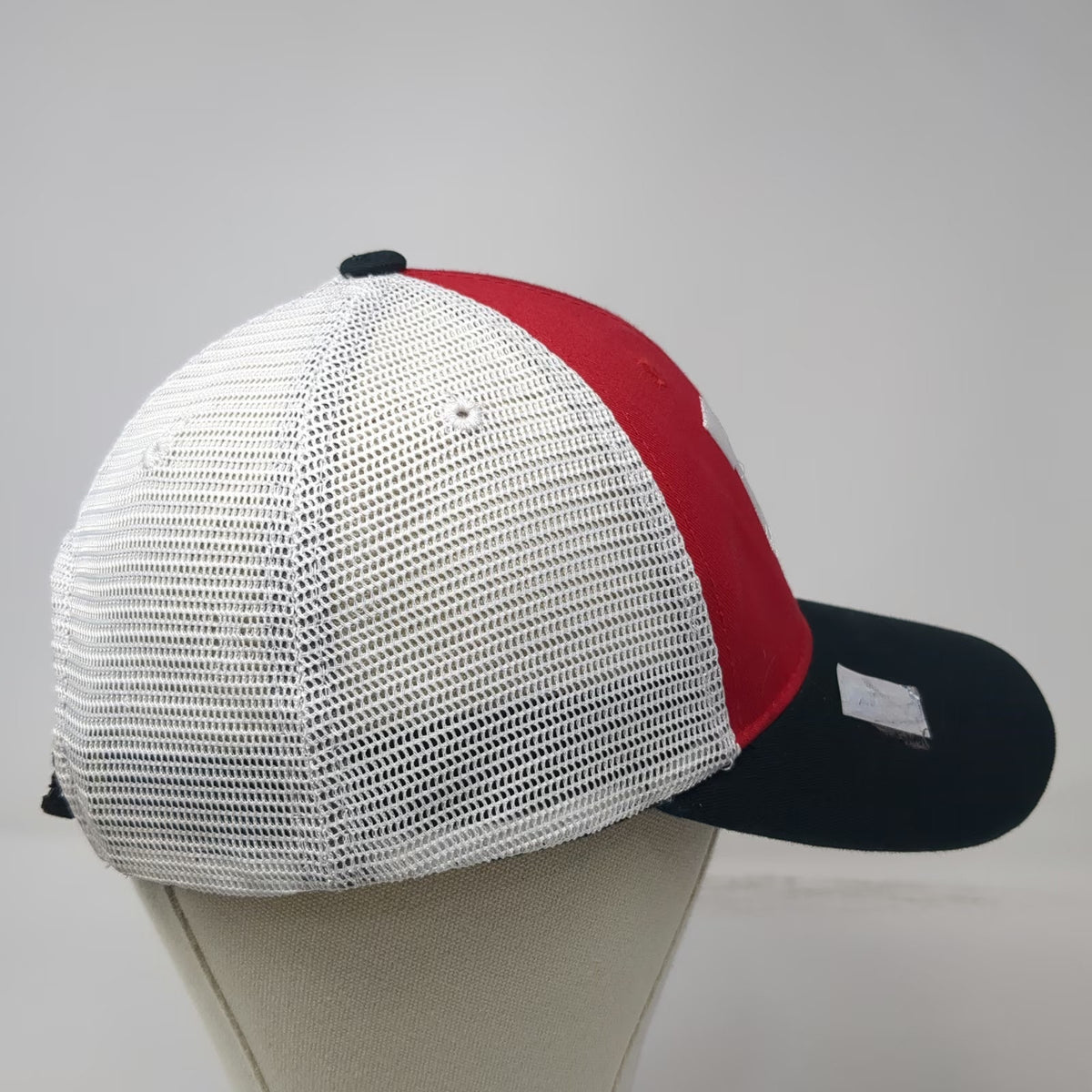 Russell Utah Utes NCAA Trucker Hat Red White Black One Size Mesh Back Snapback