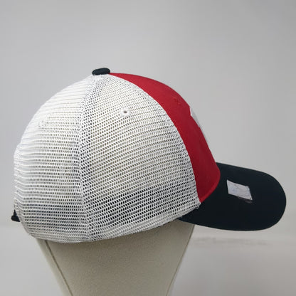 Russell Utah Utes NCAA Trucker Hat Red White Black One Size Mesh Back Snapback
