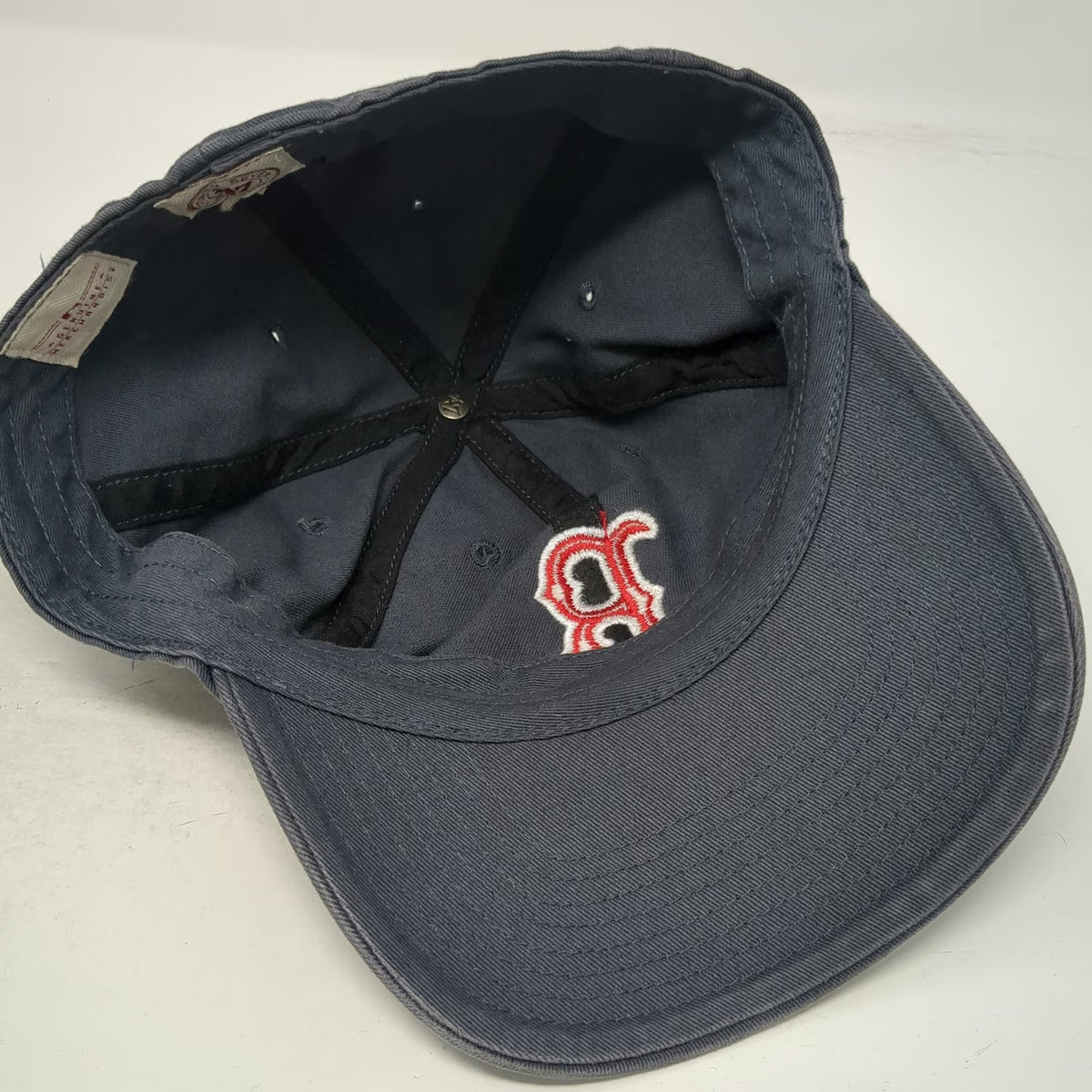 Boston Red Sox MLB 47 Brand Baseball Cap Blue Red White M Relaxed Fit Logo Hat