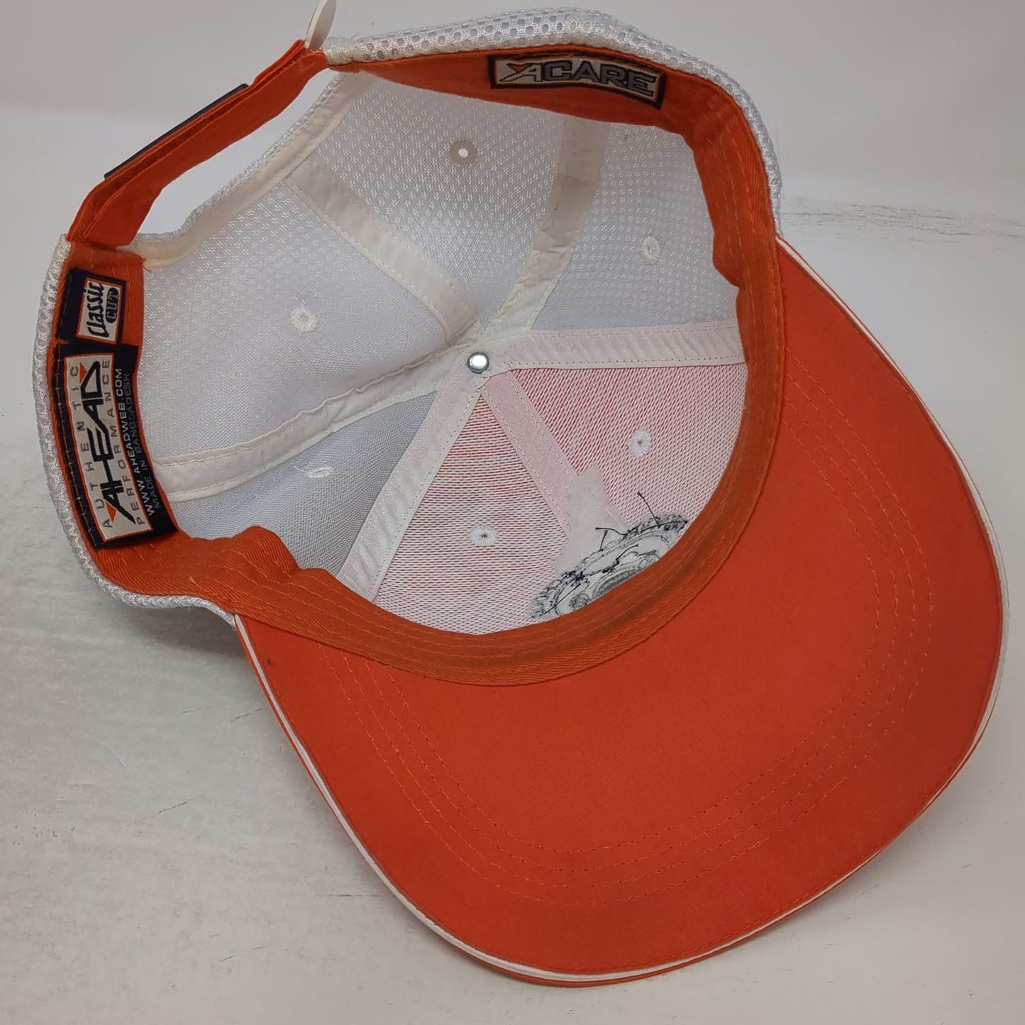 Ahead Baseball Cap Orange One Size Winchendon School Golf Club Rocking Horse Hat
