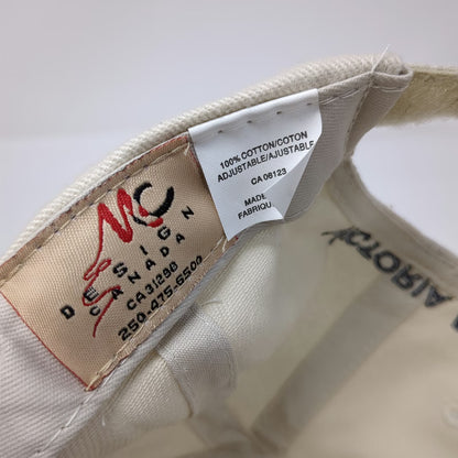 MC Design NWFCC 2004 Northwest Fish Culture Beige Blue Baseball Cap OS Flags