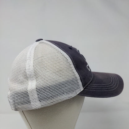 Costa Del Mar Snapback Trucker Hat Blue OSFA Mesh Back Fish Colorblock