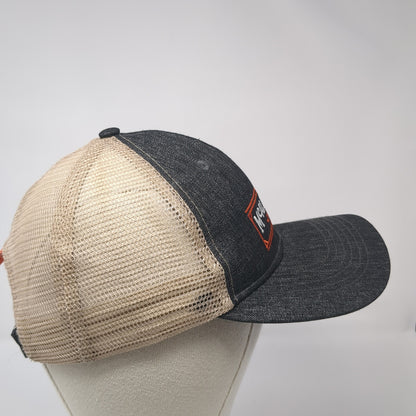 McAlister's DELI Strapback Trucker Hat Gray OS Adjustable Mesh Back The Ice Box