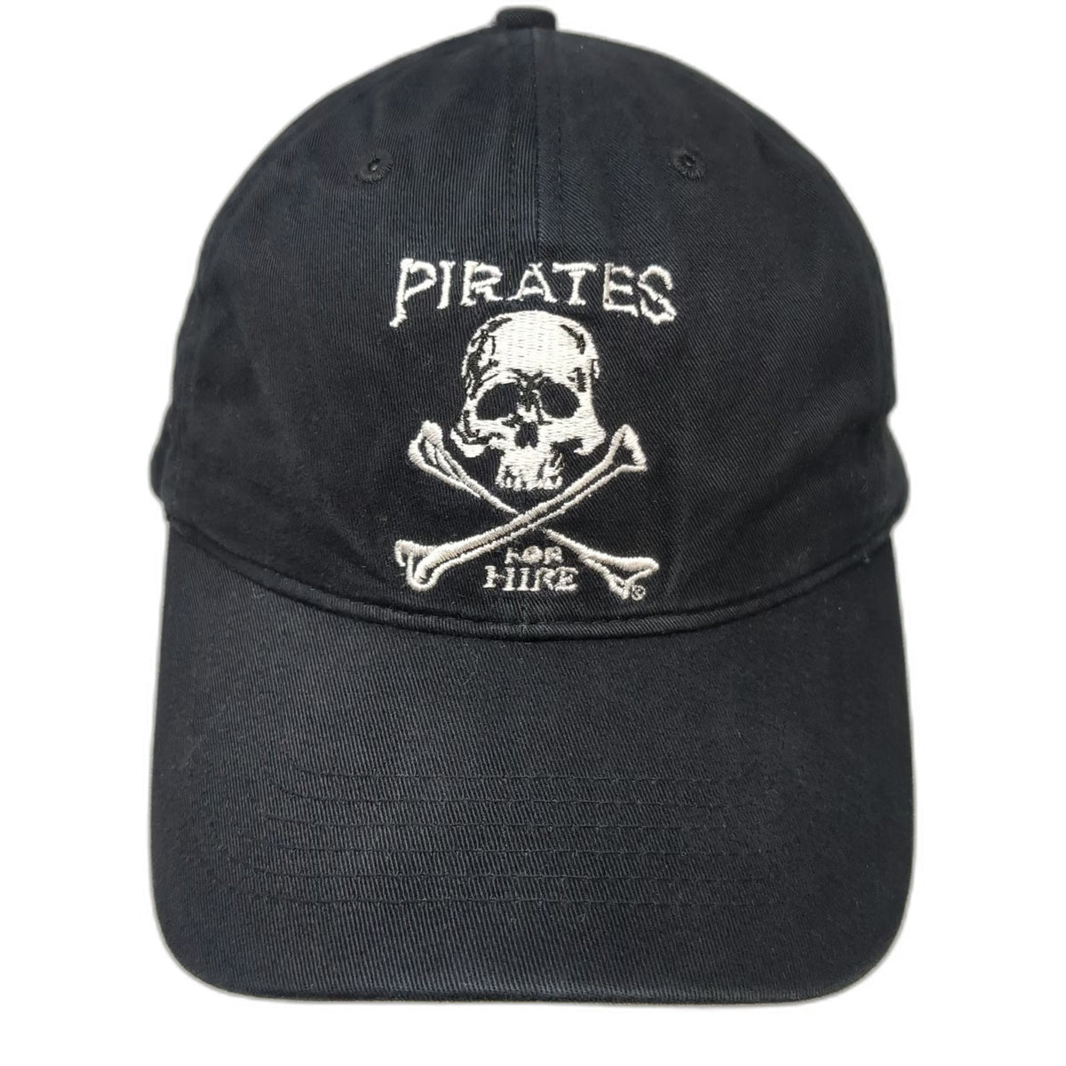 Pirateheads Baseball Cap Black One Size Seattle Skull Crossbones Pirates Hat
