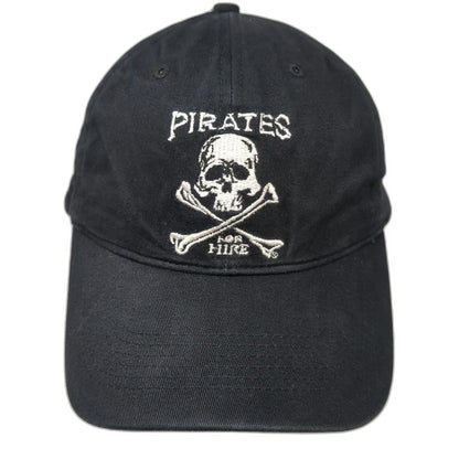 Pirateheads Baseball Cap Black One Size Seattle Skull Crossbones Pirates Hat