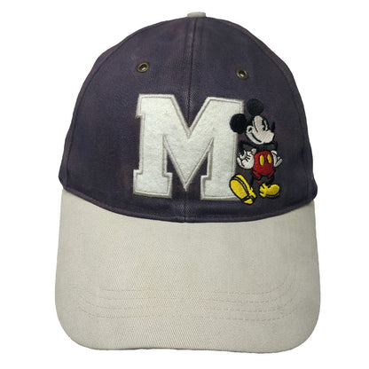 Disneyland Resort Baseball Cap Hat Blue One Size Mickey Mouse M Embroidered