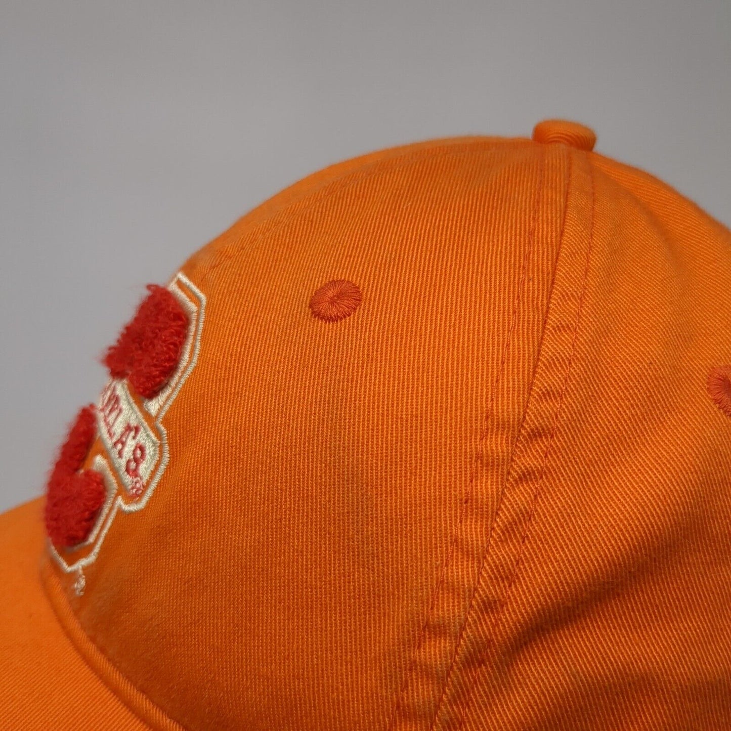 Cabela's '61 Strapback Hat Orange One Size Adjustable Embroidered
