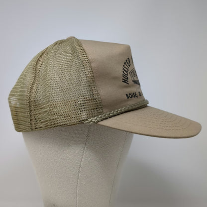 Nissun Cap Trucker Hat Beige One Size Huckstep House Movers Boise Idaho Rope