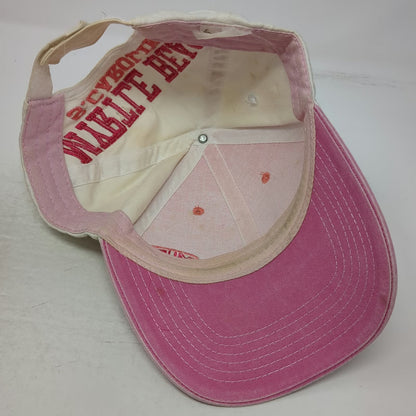 Baseball Cap Pink One Size Myrtle Beach South Carolina Strapback Embroidered Hat