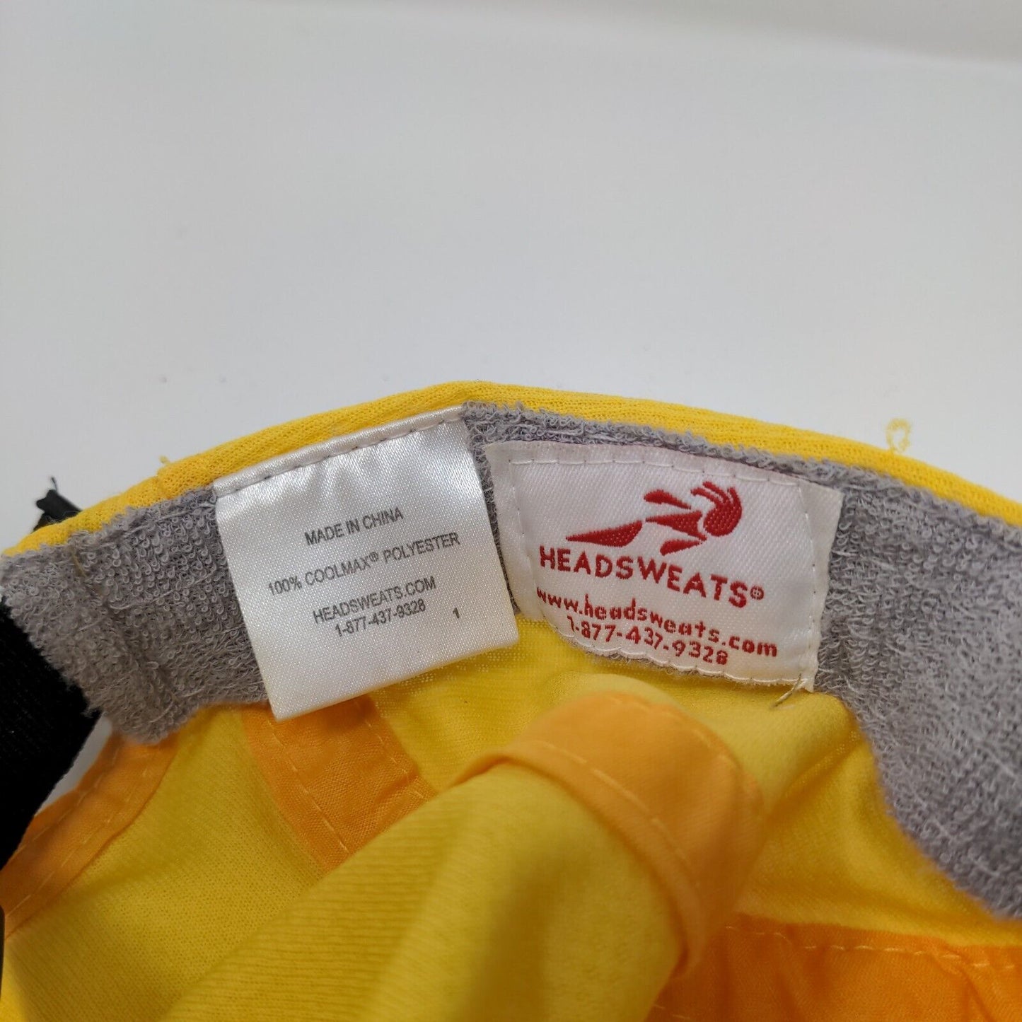 Boise Run Walk Strapback 5 Panel Hat Yellow One Size Embroidered