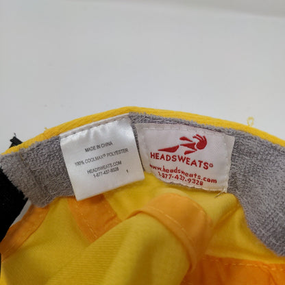 Boise Run Walk Strapback 5 Panel Hat Yellow One Size Embroidered