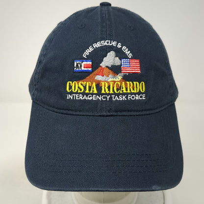 Pamerica Baseball Cap Blue One Size Fire Rescue EMS Costa Ricardo Task Force Hat