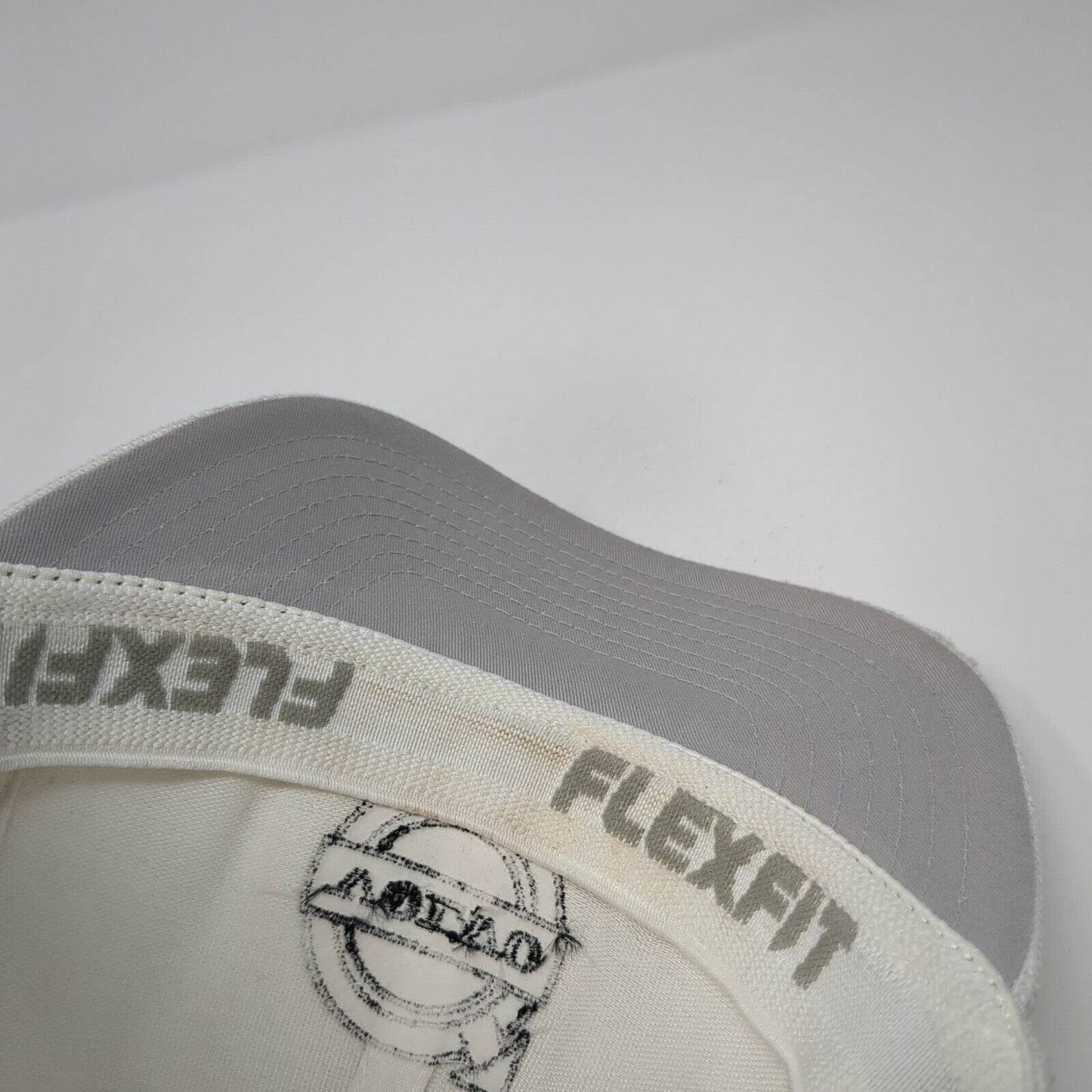 Volvo Fitted Hat White One Size Lightweight Embroidered Flexfit Yupoong