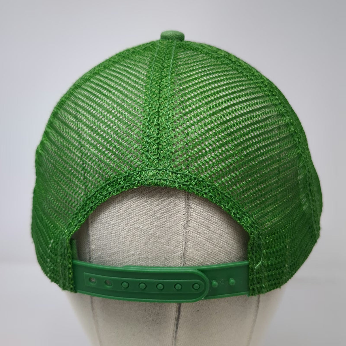 John Deere Trucker Hat Green One Size Mesh Snapback Embroidered Logo Farming