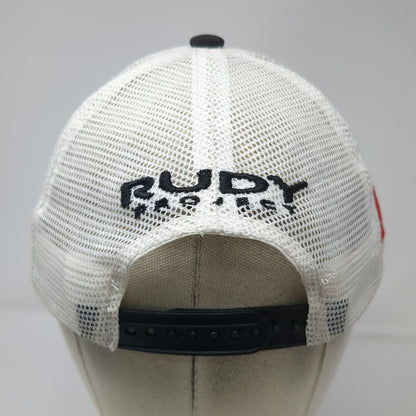 Rudy Project Trucker Hat Black One Size Snapback Hawaii Kona Hibiscus Flower