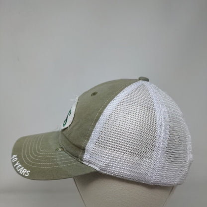 QGS Development Snapback Mesh Back Trucker Hat Green One Size 6 Panel
