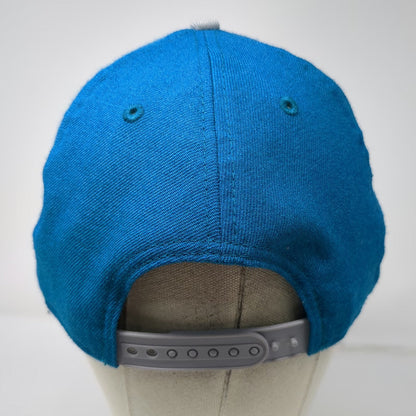 Oakley Snapback Blue Gray Hat One Size Wool 9FIFTY Metal Icon Logo New Era