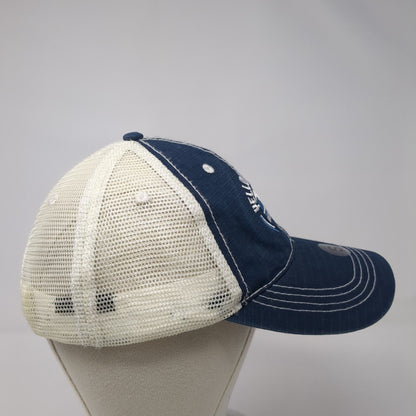 Yellowstone National Park Snapback Trucker Hat Blue Small 6 Panel W/Tags