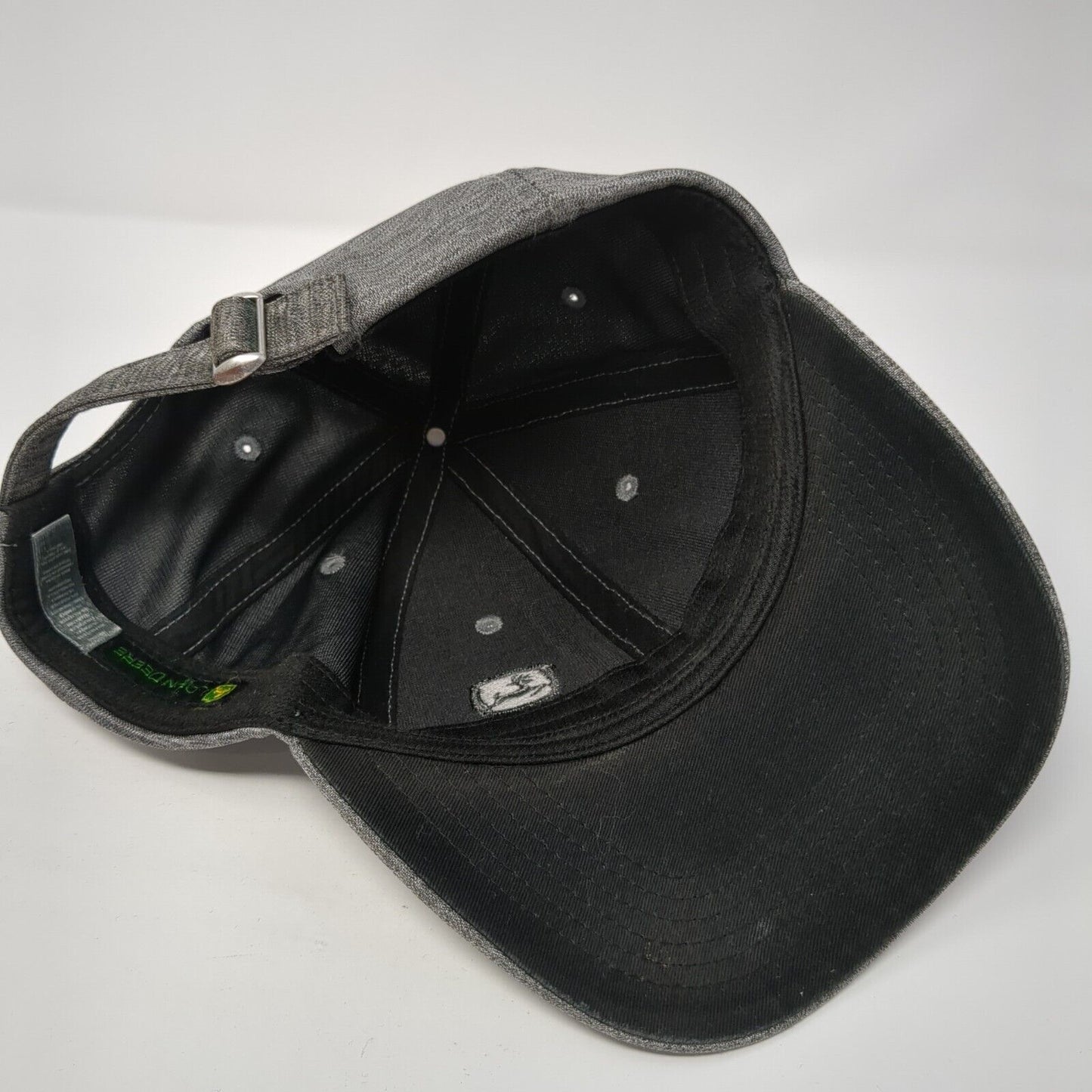 John Deere Reman 2018 Slideback Hat Gray One Size Adjustable 6 Panel