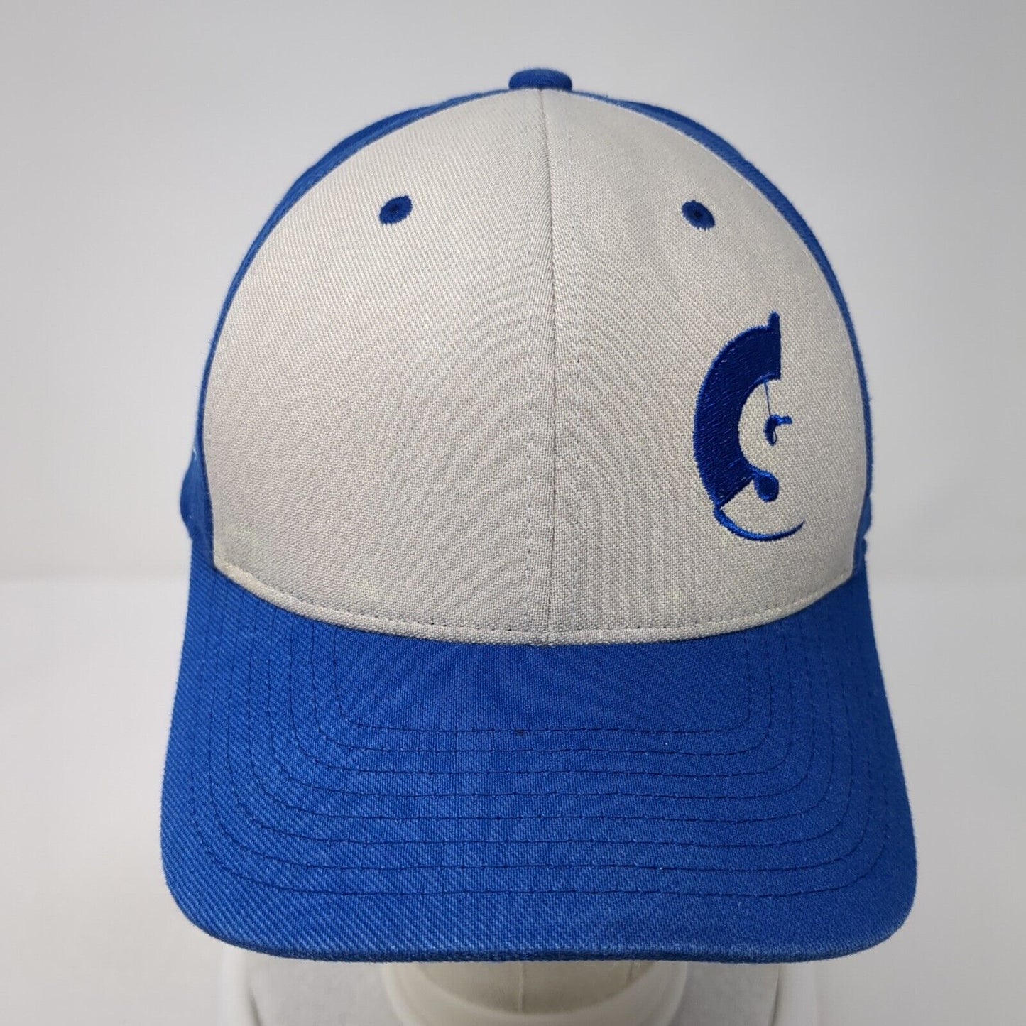Pfister Fitted Hat Blue S/M Lightweight Embroidered Flexfit Pro185 Richardson