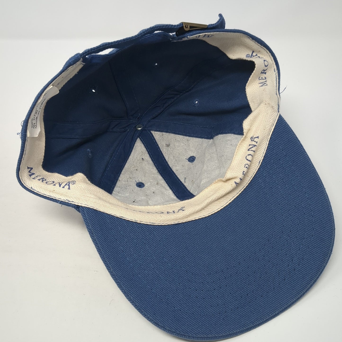 Merona Slideback Hat Blue One Size Adjustable Solid 6 Panel Blank