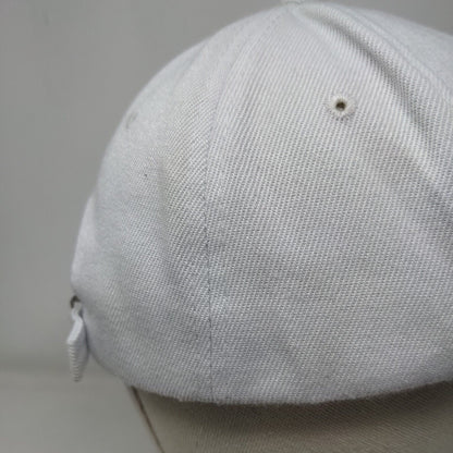 Letter A Slideback Hat White One Size Embroidered Oh Whale 6 Panel