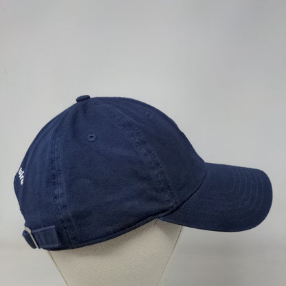 Birddogs Slideback Hat Blue One Size Solid Embroidered Free The Bird