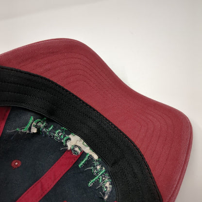 Terrace Lakes Resort Fitted Hat Red S/M Stretch Flexfit Embroidered Richardson