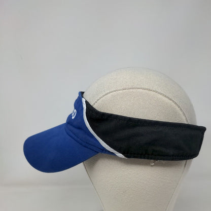 Elanco Strapback Visor Hat Multi OSFA Embroidered Colorblock Adjustable
