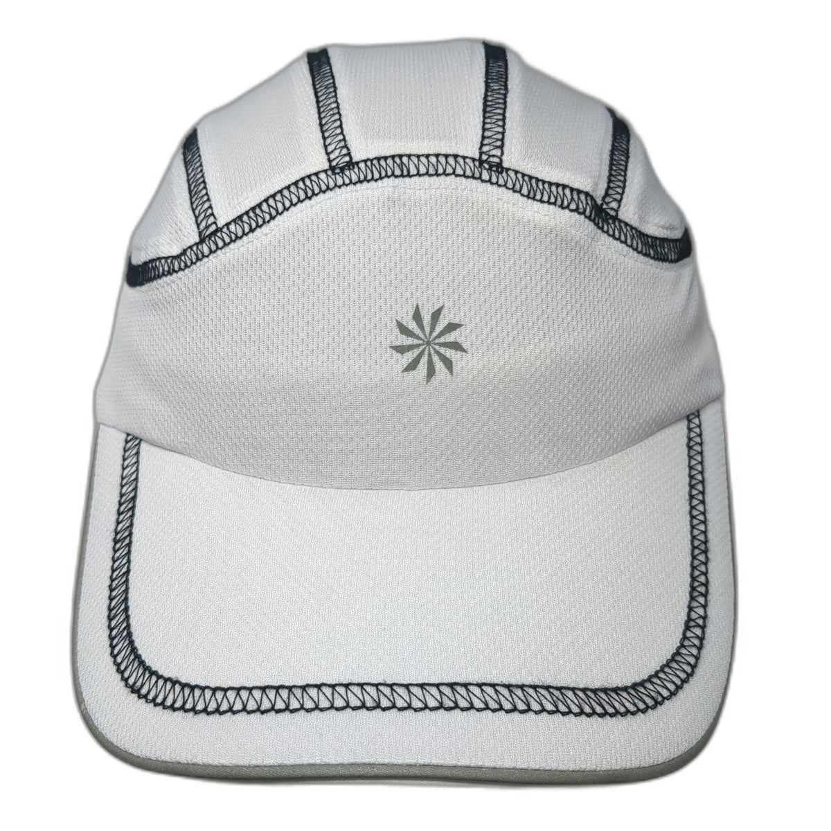 Athleta Baseball Cap White One Size Performance Running Contrast Stitch Hat