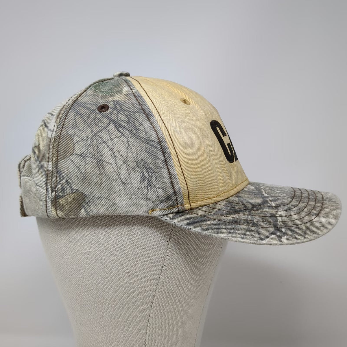 Dri-Duck Caterpillar CAT Baseball Cap Beige Camo One Size Strapback Work Hat