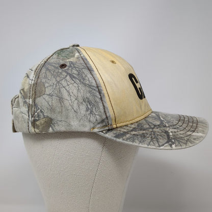 Dri-Duck Caterpillar CAT Baseball Cap Beige Camo One Size Strapback Work Hat