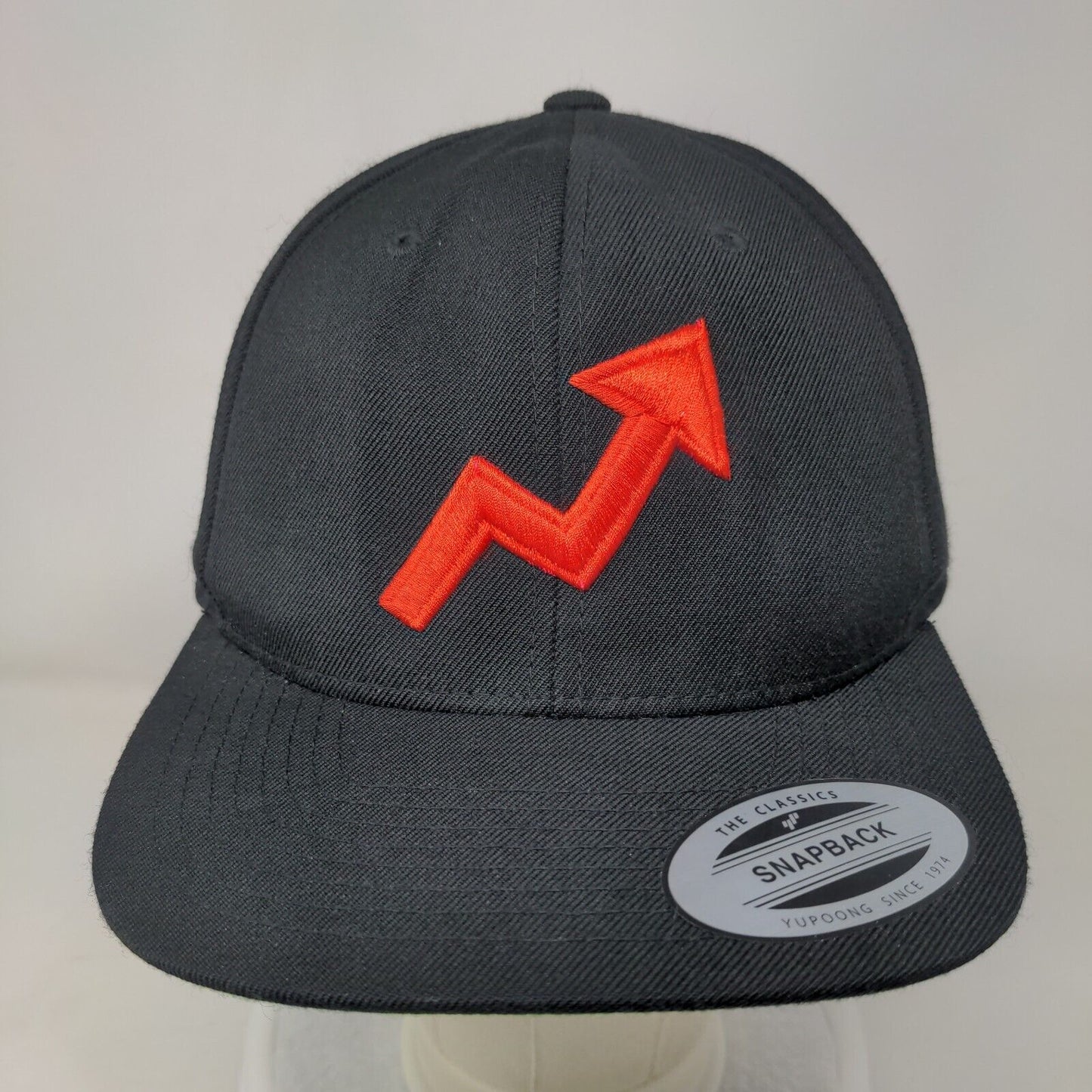 Buzz Feed Snapback Hat Black One Size Embroidered The Classics Yupoong