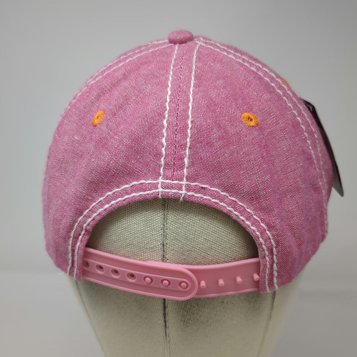 ACE USA Snapback Hat Pink One Size Bryce Canyon Utah Gingham Underbrim Cotton
