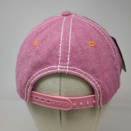 ACE USA Snapback Hat Pink One Size Bryce Canyon Utah Gingham Underbrim Cotton