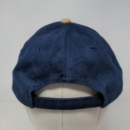 JHats Men's Hat Blue Tan Size Adult Embroidered Nags Head North Carolina Logo