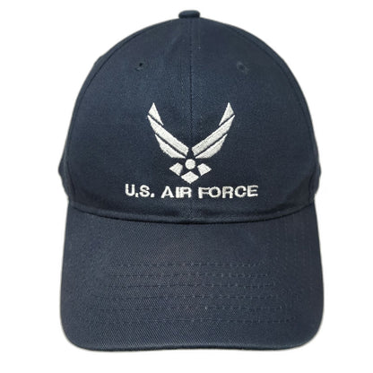 K-G Specialty Baseball Cap Blue One Size Adjustable Cotton U.S. Air Force Hat