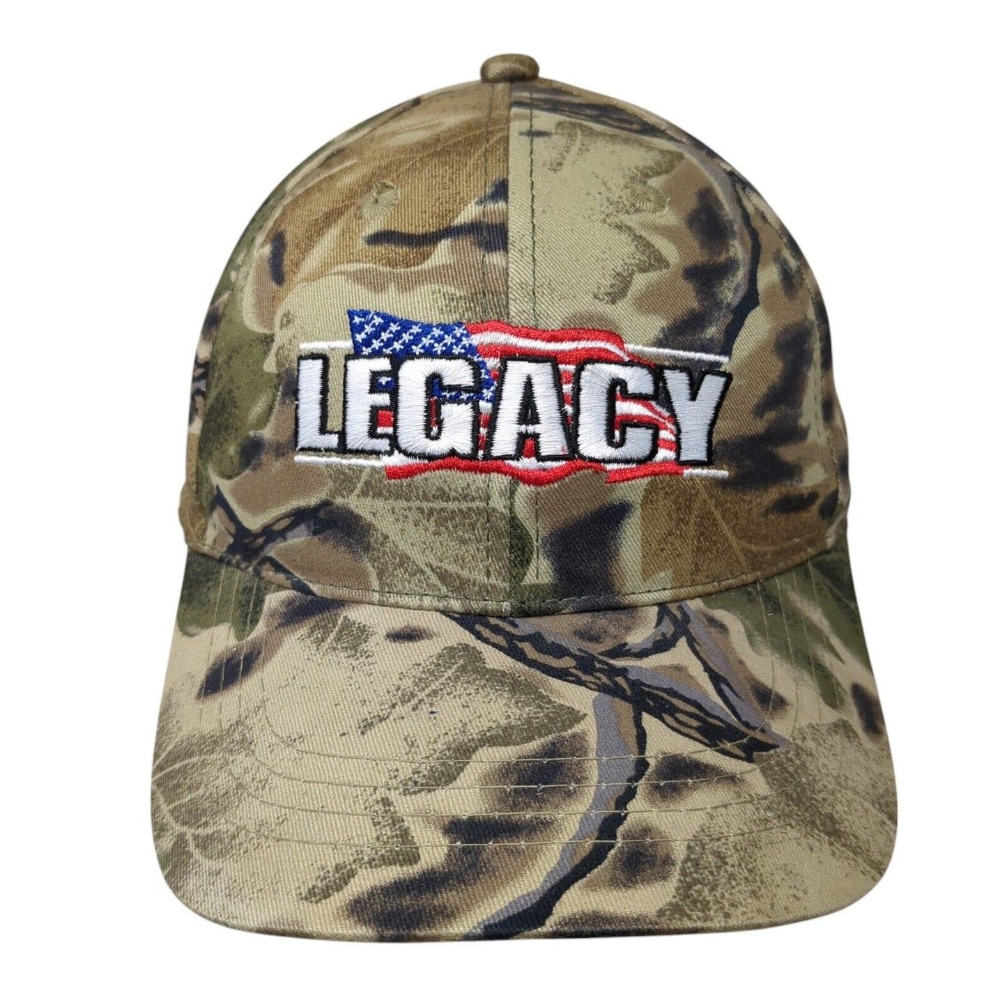 Legacy Strapback Hat Camo One Size Adjustable Embroidered Hunting