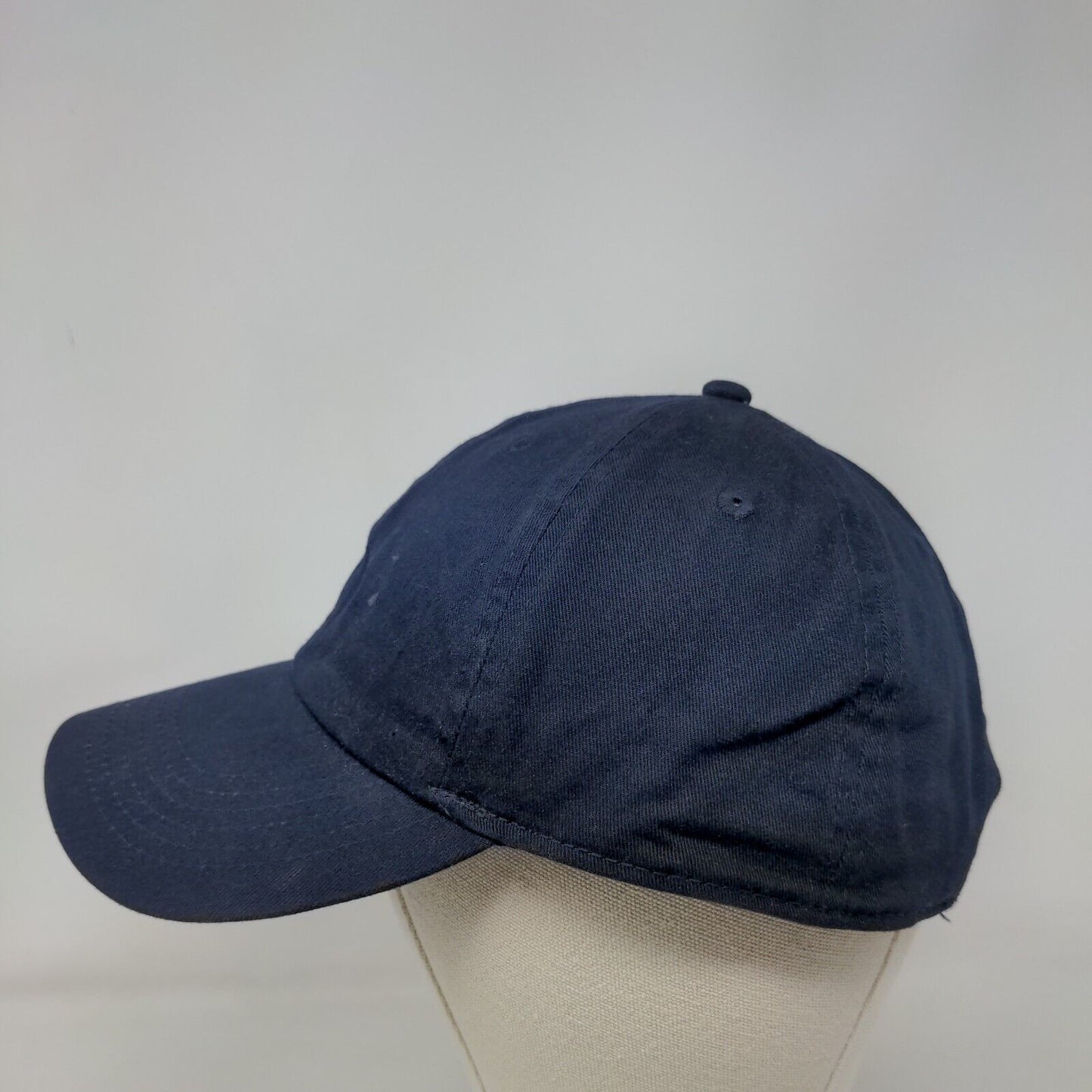 Falari Slideback Hat Blue OSFA Adjustable 6 Panel Vent Holes Blank