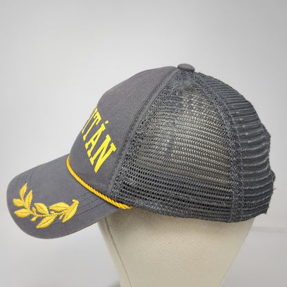 American Eagle Outfitters Trucker Hat Gray One Size El Capitan Rope Snapback Hat